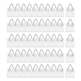 Lot de 50 crochets muraux