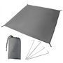 MEMOFYND 1 bâche de tente de camping avec 1 sac de rangement et 4 pics de tente