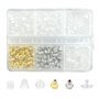 Lot de 610 bouchons d'oreilles transparents en silicone anti-chute pour boucles d'oreilles