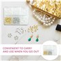 Lot de 610 bouchons d'oreilles transparents en silicone anti-chute pour boucles d'oreilles, Silicone