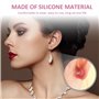Lot de 610 bouchons d'oreilles transparents en silicone anti-chute pour boucles d'oreilles, Silicone