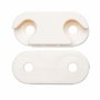 VDE Industries Lot de 2 charnières de rechange modernes en ABS brut compatibles avec Ikea Hemnes pièce #110364