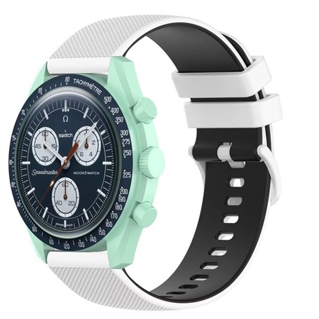 Bracelet de montre en silicone compatible avec Omega X Swatch Sport Bracelet de rechange