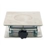 FreeTec Lab plate-forme en Acier inoxydable de levage support Rack Ciseaux Lab-lift Lifter, 20x20cm