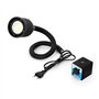 Lampe de machine CNC 220 V avec pied magnétique - Lampe de travail LED flexible et étanche - Bras lumineux pour tourner, perceus