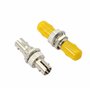adaptateur coupleur fibre ST-ST (10 pièces)