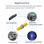 GELRHONR ST Coupleur fibre ST vers ST Connecteur multimode simplex, adaptateur coupleur fibre ST-ST (10 pièces)