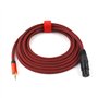 SiYear Câble microphonique asymétrique 3,5 mm mini jack 1/8" TRS mâle vers XLR femelle pour smartphone vers table de mixage stér
