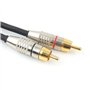 câble d'interconnexion asymétrique TRS vers Dual X