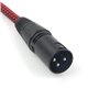 SiYear Jack mini 3,5 mm (1/8 pouce) TRS vers XLR mâle smartphone vers table de mixage stéréo câble microphone déséquilibré (10 F