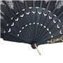 Kofun Shizuhatagayama pliante pour drag¨¦es de ventilateur ¨¤ main, les fans de style espagnol Noir Parfait de No?l F¨ºte de mar