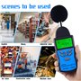 Sonomètre Decibelmetre, INFURIDER YF-882A Moniteur de Volume décibel, avec Maintien Maximal des Données+Rétroéclairage LCD+Mode 