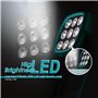 Stroboscope Numérique Portable 60-99999 FPM, Stroboscope LED sans contact YF-DT100B, Tachymètre Stroboscopique 1500 Lux avec écr
