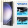 MiKoyi Protection D'écran Compatible avec Samsung Galaxy S23 Ultra 5G [2-Pack] TPU Flexible Film Protection D'écran Verre Trempé