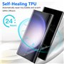MiKoyi Protection D'écran Compatible avec Samsung Galaxy S23 Ultra 5G [2-Pack] TPU Flexible Film Protection D'écran Verre Trempé