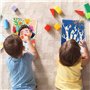 ZZRSYJ Coloriage Cire Craies, 18 couleurs Crayons pour Enfant, Crayons bebe Crayons lavables, Crayons triangulaires Crayons de T