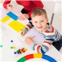 ZZRSYJ Coloriage Cire Craies, 18 couleurs Crayons pour Enfant, Crayons bebe Crayons lavables, Crayons triangulaires Crayons de T