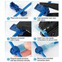 BHSKJSZ Lot de 120 connecteurs de câble T-Tap auto-isolants électriques à dégagement rapide avec mallette de rangement