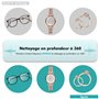 ETENTOUS Nettoyeur Ultrasons 48 kHz Ultrasonic Cleaner 640 ml Nettoyeur Ultrasons Lunettes 40 W Nettoyeur de Bijoux Nettoyeur à 