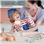 Moule à Boulette Acier Inoxydable,6 Pièces Ravioli Maker et Ravioli Cutter Moule à Dumplings Tarte Outil Moules a Chaussons, pou