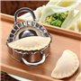 Moule à Boulette Acier Inoxydable,6 Pièces Ravioli Maker et Ravioli Cutter Moule à Dumplings Tarte Outil Moules a Chaussons, pou