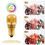 YUIIP E14 Lampe Four E14 25W, Four Micro-ondes 300°C, Lampe Four Blanc Chaud 2200K E14, Ampoule Spéciale Four, Angle De Faisceau