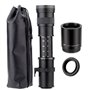 JINTU 420-1600 mm Téléobjectif à Zoom Compatible avec Les appareils Photo Reflex numériques 4000D 90D 80D 70D 60D 50D 650D 550D