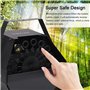 VIRFUN Machine à bulles en métal automatique professionnelle avec télécommande sans fil pour fêtes d'anniversaire, mariages et e