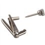 Futheda Lot de 4 cordes de rechange pour violon 4/4/4/4/3/4, antirouille, durable en métal plaqué nickel
