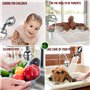Filtre de douche à 20 étapes avec vitamine C pour eau dure – Filtre adoucisseur d'eau avec cartouche filtrante remplaçable à plu