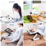 Pupitre Livre, Book Holder Stand Metal, Book Rest Pliable Portable, Support Livre Recette Cuisine, Support Lecture Porte Livre B