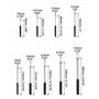 QWORK Jeu de 9 Chasses-Goupilles en acier renforcé 1.5mm - 8 mm | 1/16"-5/16" avec Sac de Transport