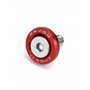 QWORK® 20 Paires M6 Rondelle Anodisé et Vis M6*20mm en Acier Inoxydable pour Pare-Chocs Garde-Boue de Voiture – Rouge