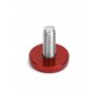 QWORK® 20 Paires M6 Rondelle Anodisé et Vis M6*20mm en Acier Inoxydable pour Pare-Chocs Garde-Boue de Voiture – Rouge