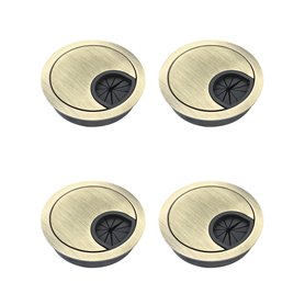 QWORK® 2 Pcs Passe Câbles Bureau 60mm