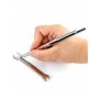 QWORK® Stylos à tracer en carbure de tungstène , pointe a tracer pour le verre, la céramique et l'acier trempé, Lot de 4