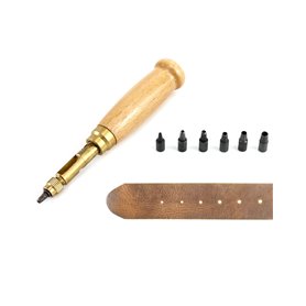 QWORK® Perforatrice cuir