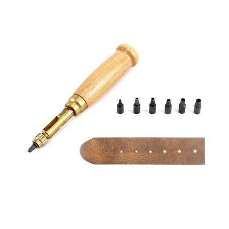 QWORK® Perforatrice cuir