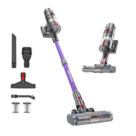 Sulean 580W/48000Pa Aspirateur Balai sans Fil