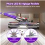 Sulean 580W/48000Pa Aspirateur Balai sans Fil, 70 Minutes Autonomie, Aspirateur sans Fil Puissant, Chargement Mural, Double HEPA