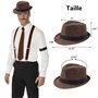 YADODO Costume Homme Année 20 Gatsby Homme Accessoire Kit 14PCS Accessoire Annee 20 Homme Fausse Moustache Homme, Chapeau, Montr
