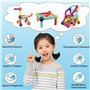 YADODO 120 Pièces Bloc Construction Magnetique Enfant Montessori 3ans 4ans 5ans 6ans 7ans Jeu de Construction Magnétique Montess