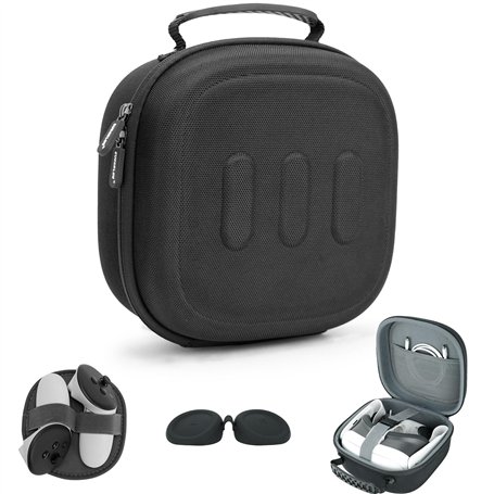 EUCARLOS Étui de Transport Rigide Compatible avec Meta Quest 3/Quest 2/Vision Pro