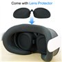EUCARLOS Étui de Transport Rigide Compatible avec Meta Quest 3/Quest 2/Vision Pro, Casque de Jeu VR et manettes tactiles Étui de