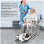 Healfith Mini pedalier d Appartement,électrique Velo elliptique,Entraîneur de Jambes avec écran et télécommande,pedalier Bureau 