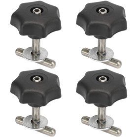 Lot de 4 vis de fixation pour rail - Boulons en T en acier inoxydable pour Multivan Bus Multivan T5/T6 7h5883084c
