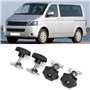 Lot de 4 vis de fixation pour rail - Boulons en T en acier inoxydable pour Multivan Bus Multivan T5/T6 7h5883084c