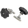 Lot de 4 vis de fixation pour rail - Boulons en T en acier inoxydable pour Multivan Bus Multivan T5/T6 7h5883084c