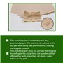 Papier à poudre pour instruments à vent et instruments à vent en bois