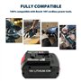 Geelink Lot de 2 batteries lithium-ion BAT609 5,0 Ah de rechange pour outils électriques sans fil Bosch Professional 18 V BAT610